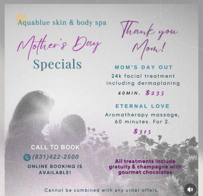 Mother's Day Packages 2024