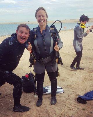 Last day of the open water dives at Aurora Reservoir!