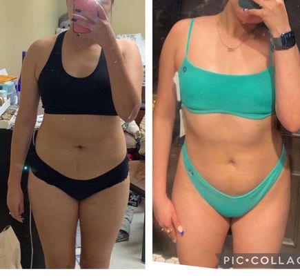 One of my clients made great progress in just a couple months!