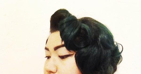 Vintage curls by @trish_aaah