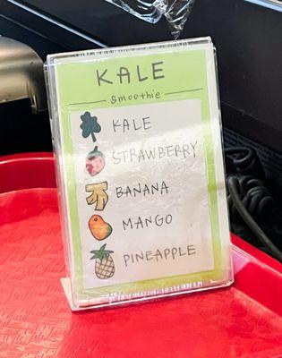 THE Kale Smoothie combo! It just doesn't hit the same at any other Surf City Squeeze than this one's.