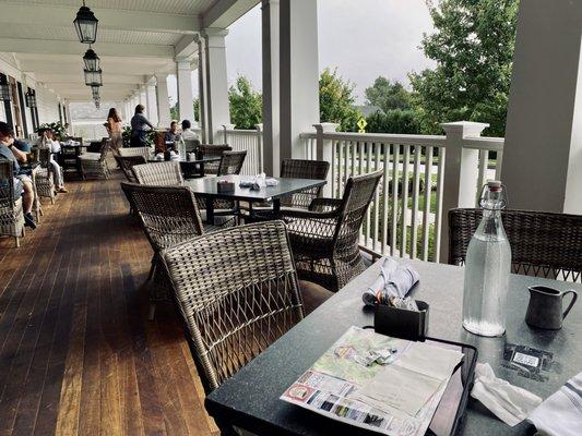 Porch dining