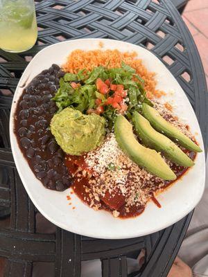 Chicken enchiladas