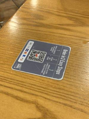 Scan to order and pay