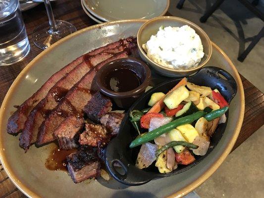 $18.00 Certified Angus Beef Brisket (moist and tender brisket with perfect smoke. Burnt ends are crispy yet tender. Must have!!)