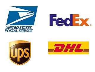 Ship packages here - USPS, FedEx, UPS and DHL.