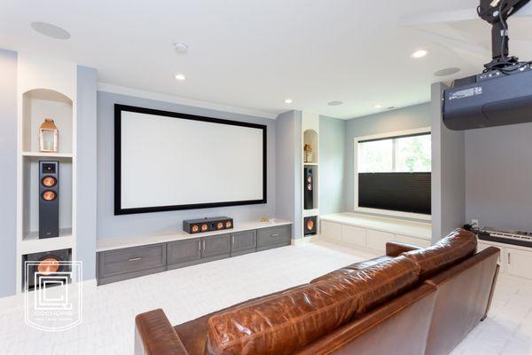 Briar Chapel - Completed the New Construction Builder's Attic Renovation into a Home Theatre