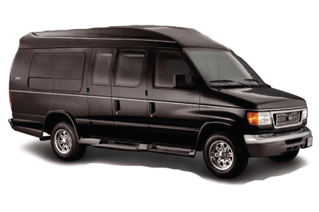 Exterior photo of our Limo Van