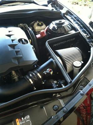 Installed Roto-Fab Cold Air Intake on a 2012 Camaro