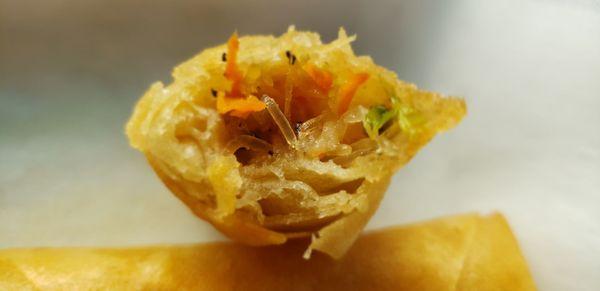 Inside the egg roll