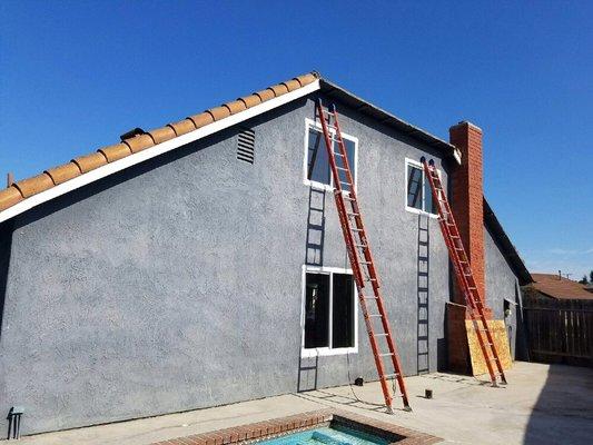 Second story Termite damage on fascia boards