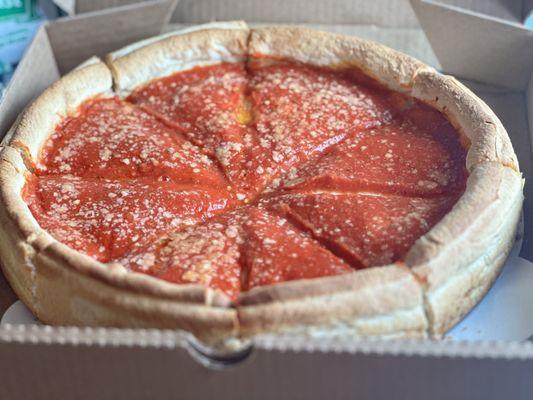 12" Chicago Style pizza