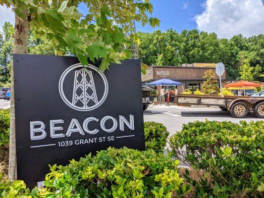 Outside. Buteco is located The Beacon Atlanta in Grant Park.