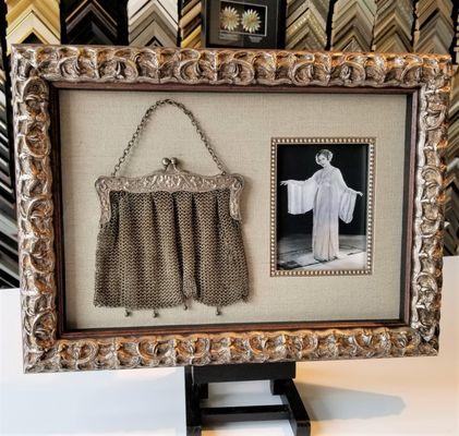 Preserve your keepsakes and collectibles in a custom shadow box frame.