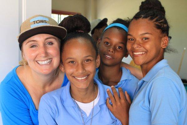 Sharing the experience of TOMS with kids in the Dominican Republic