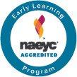 NAEYC Accredited. A distinction of quality bestowed on fewer than 10% of child care centers nationwide.