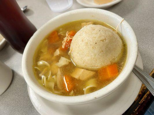 Matzoh ball soup