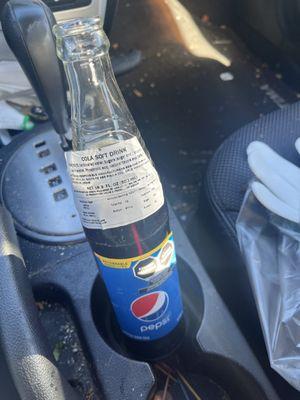 Large Pepsi, bottled in Mexico