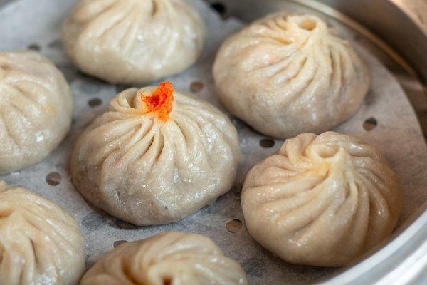 Mini Soup Dumplings with Pork and Crabmeat