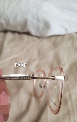 compare the sides of the glasses.. this is what I GOT