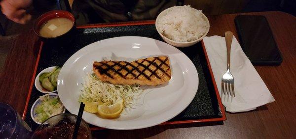 Grilled salmon