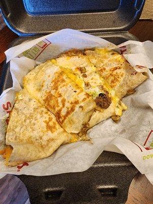 Huge quesadilla