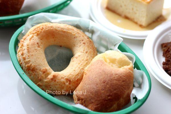 Pan de Bono ($2 each) - it's ok. Texture is a bit dry.