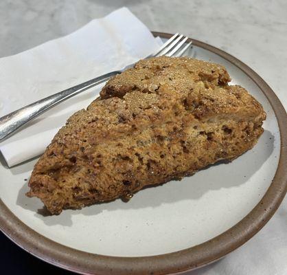 Pecan toffee scone