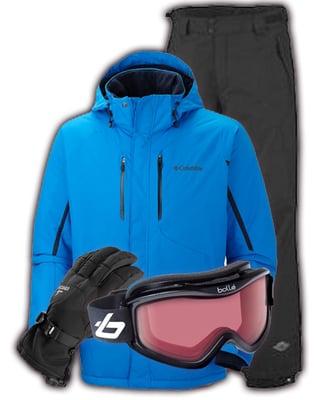 Men's outerwear package.