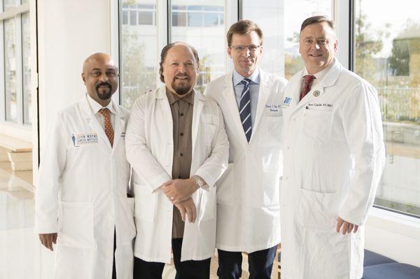 PNI Founders Drs. Santosh Kesari, Howard R. Krauss, Daniel F. Kelly & Chester F. Griffiths