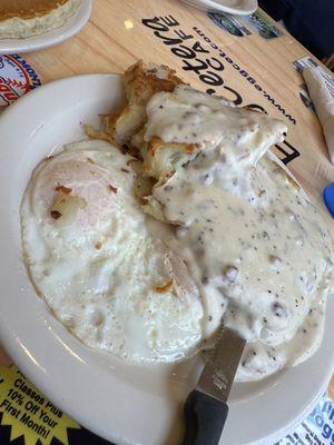 2 Eggs w/Country Fried Steak