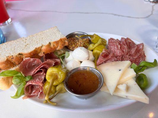 Charcuterie for two.