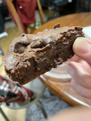 Chocolate in every bite !  Amazing brownies