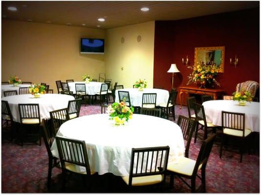 Luncheon and reception area