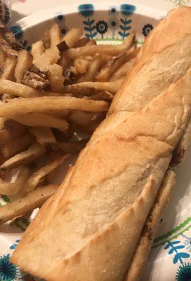 Philly Cheesesteak w/fries