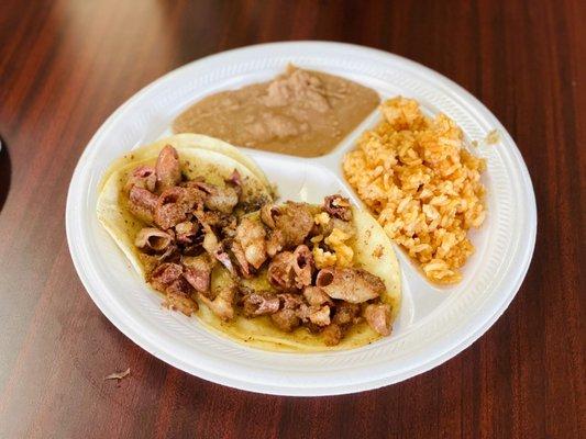 Tripa Taco Plate