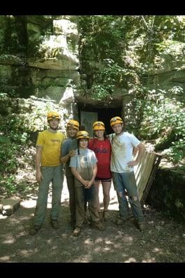 The summer interns were very helpful in making sure we had a blast in the cave.