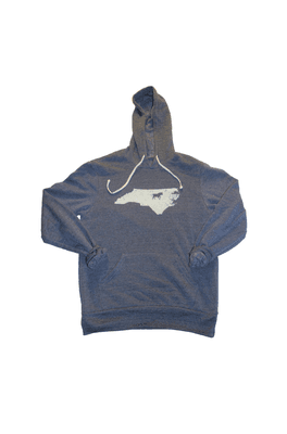 State with Bull Hoodie! Unisex. Assorted Colors.