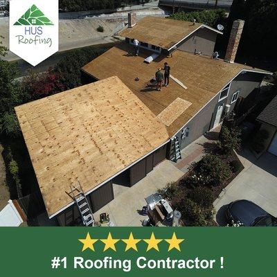 HUS Roofing | #1 Roofing contractor for Roof repair, Roof Installation | New Roof in progress