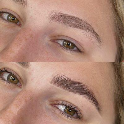 Brow Lamination and Lash Lift and Tint