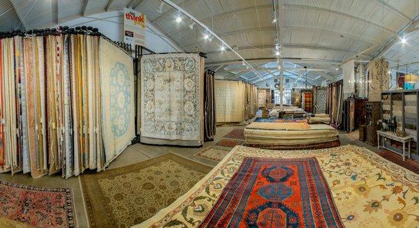 Large collection of oriental rugs