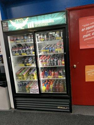 Wide selection of cold drinks