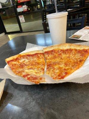 2 slices of cheese pizza