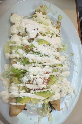 Chicken flautas