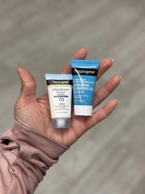 Free sample skin care products