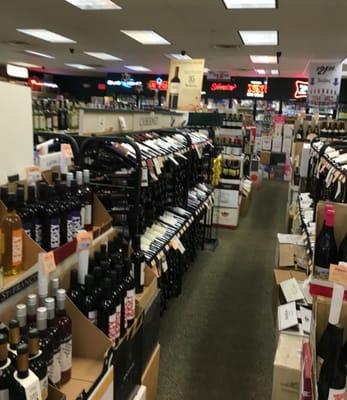 Tons of booze - great selection.