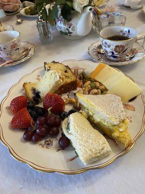 Our Christmas high tea was quite enjoyable.