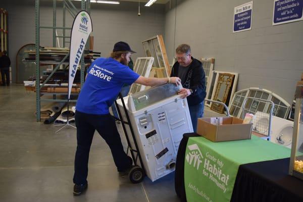 For large or bulk items, the ReStore can pick-up your items at your home or business.