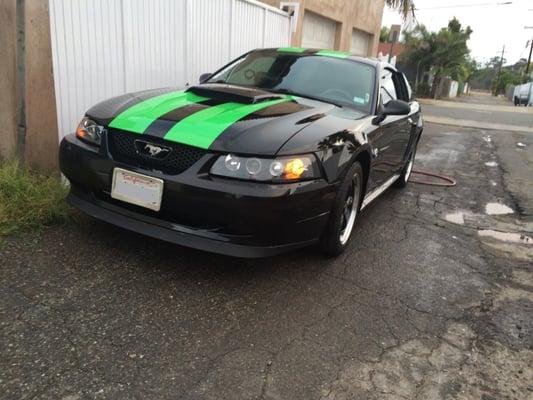 2004 Mustang painted by Trident.