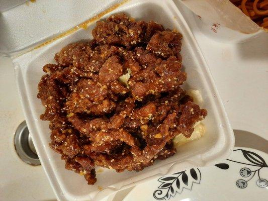 Sesame Beef.